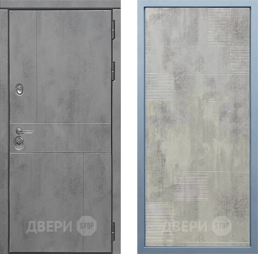 Дверь Дива МД-48 Д-4 Бетон темный в Зеленоград