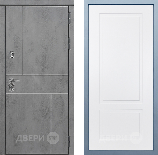 Входная металлическая Дверь Дива МД-48 Н-7 Белый в Зеленоград