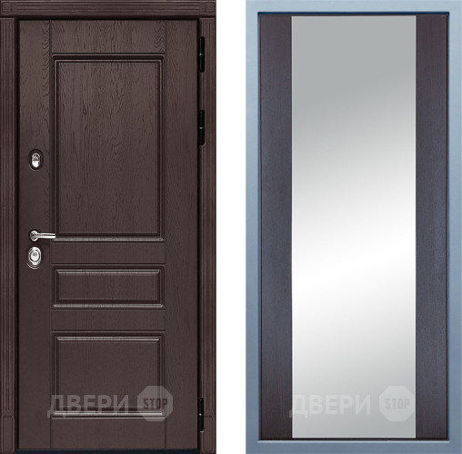 Дверь Дива МД-90 Д-15 Зеркало Венге в Зеленоград
