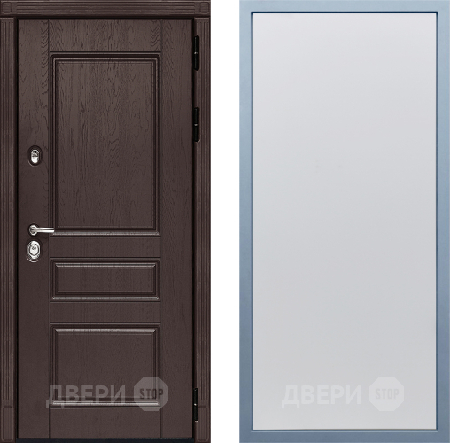 Входная металлическая Дверь Дива МД-90 Н-1 Белый в Зеленоград