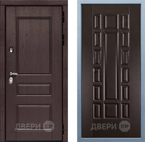 Входная металлическая Дверь Дива МД-90 М-2 Венге в Зеленоград