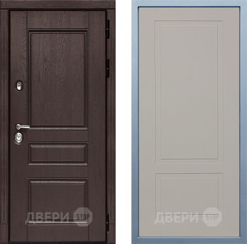 Входная металлическая Дверь Дива МД-90 Н-7 Шампань в Зеленоград