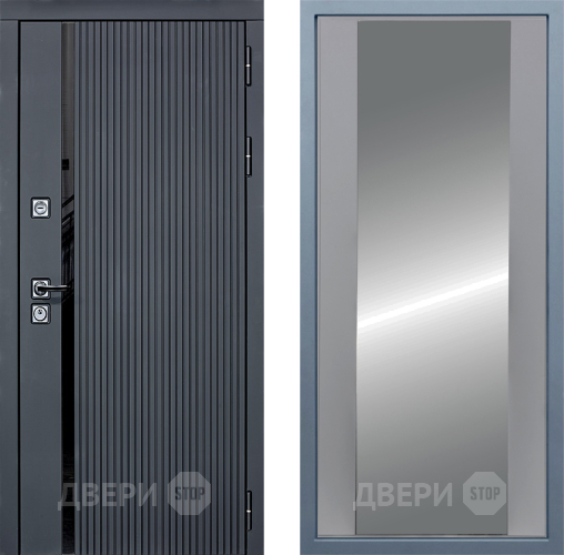Входная металлическая Дверь Дива МХ-46 STR Д-15 Зеркало Силк Маус в Зеленоград