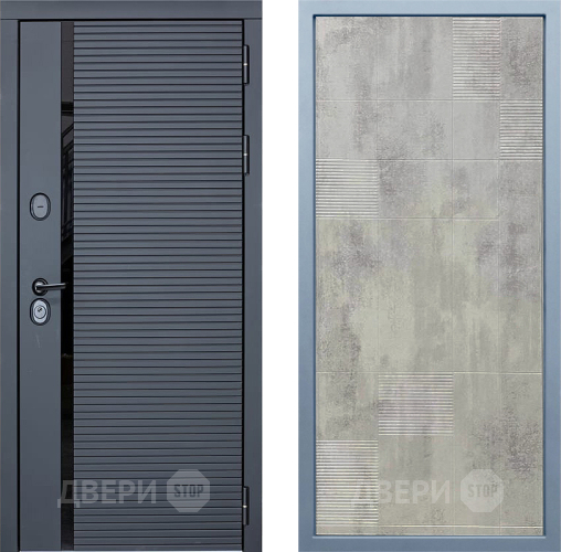 Дверь Дива МХ-45 STR Д-4 Бетон темный в Зеленоград