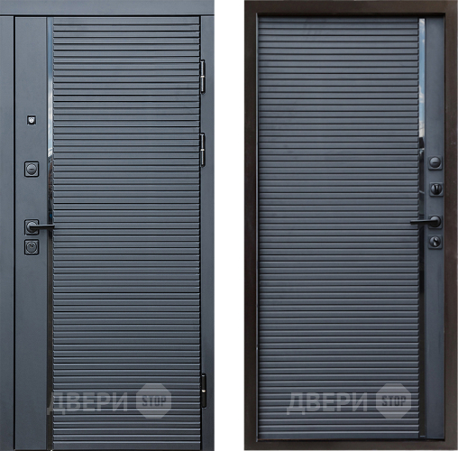 Входная металлическая Дверь Престиж Черная Линия Porte Черный кварц в Зеленоград