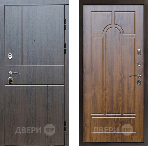 Входная металлическая Дверь Престиж Горизонт Венге Арка Дуб в Зеленоград