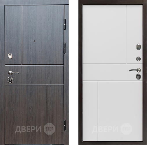 Входная металлическая Дверь Престиж Горизонт Венге Горизонт Бетон белый в Зеленоград