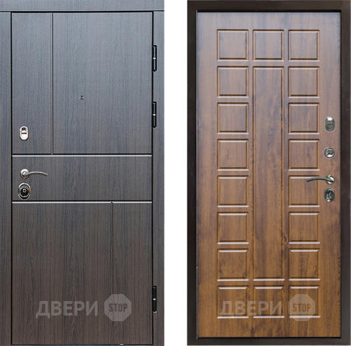 Входная металлическая Дверь Престиж Горизонт Венге Престиж Дуб в Зеленоград