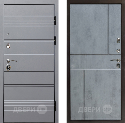 Дверь Престиж Линия Грэй Горизонт Бетон темный в Зеленоград