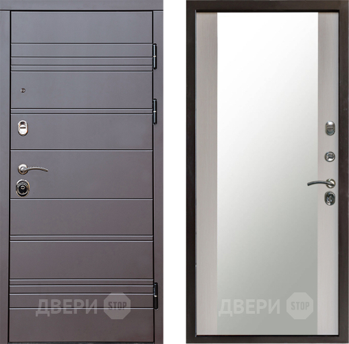 Дверь Престиж Линия Браун Зеркало Лиственница белая в Зеленоград