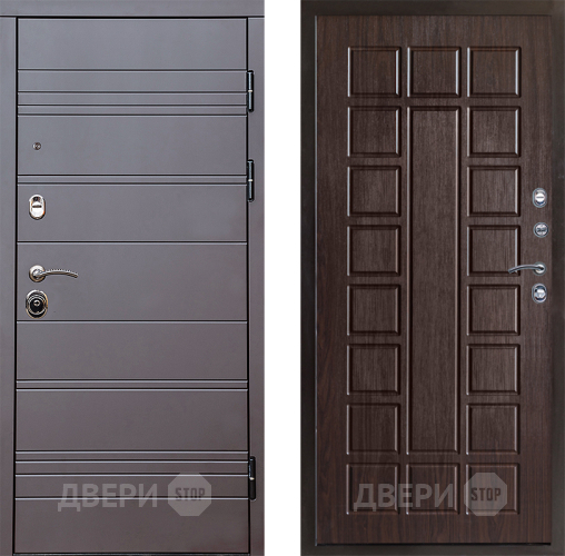 Входная металлическая Дверь Престиж Линия Браун Престиж Венге в Зеленоград