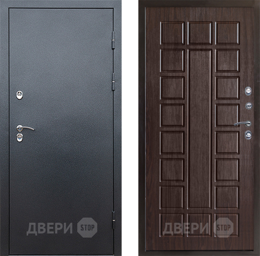 Входная металлическая Дверь Престиж TERMO с терморазрывом Снегирь Серебро Престиж Венге в Зеленоград