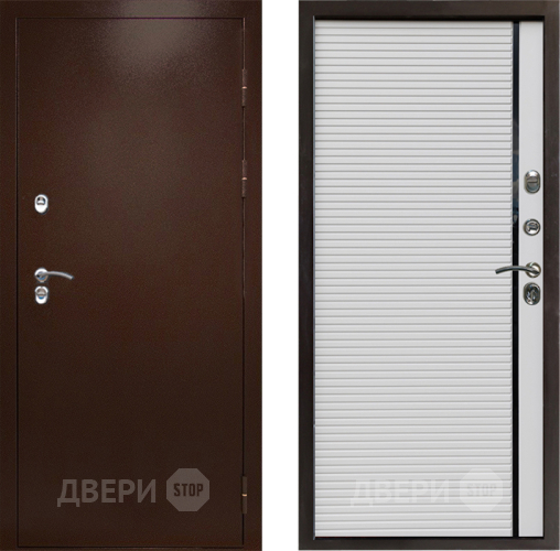 Дверь Престиж TERMO с терморазрывом Снегирь Медь Porte Белый в Зеленоград
