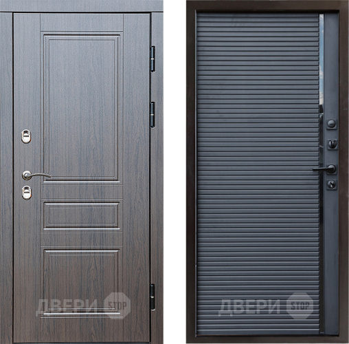 Дверь Престиж TERMO с терморазрывом Классика Porte Черный кварц в Зеленоград