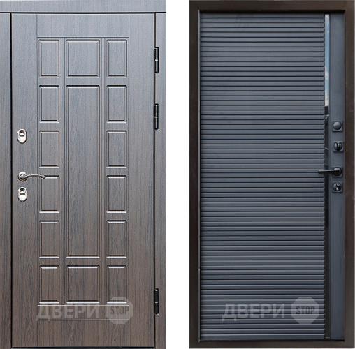 Входная металлическая Дверь Престиж TERMO с терморазрывом Престиж Porte Черный кварц в Зеленоград