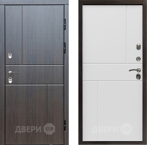 Входная металлическая Дверь Престиж TERMO с терморазрывом Горизонт Венге Горизонт Бетон белый в Зеленоград
