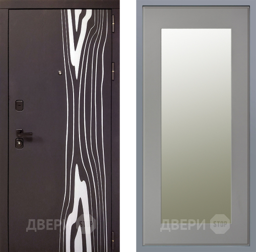 Дверь Заводские двери Леванте Зеркало Модерн Грей софт в Зеленоград