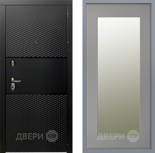 Дверь Заводские двери Тефлон Зеркало Модерн Грей софт в Зеленоград