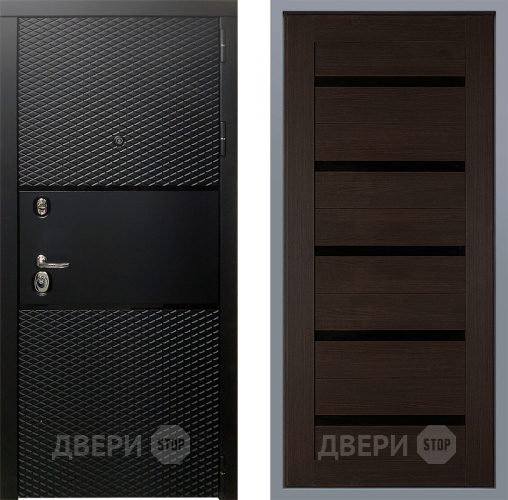 Дверь Заводские двери Тефлон СБ-1 орех тисненый в Зеленоград