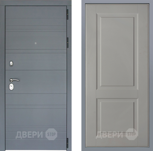 Дверь Заводские двери Лира Софт графит Доррен Грей софт в Зеленоград