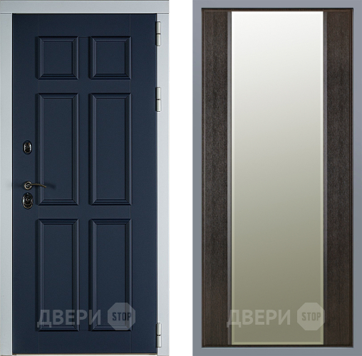 Дверь Заводские двери Стокгольм Зеркало Макси Венге в Зеленоград