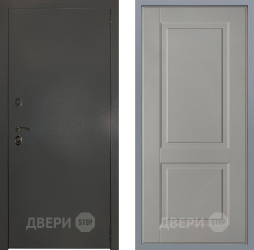 Дверь Заводские двери Эталон 3к антик серебро Доррен Грей софт в Зеленоград