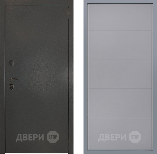 Дверь Заводские двери Эталон 3к антик серебро Тривия Грей софт в Зеленоград