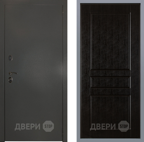 Дверь Заводские двери Эталон 3к антик серебро К-2 Венге в Зеленоград