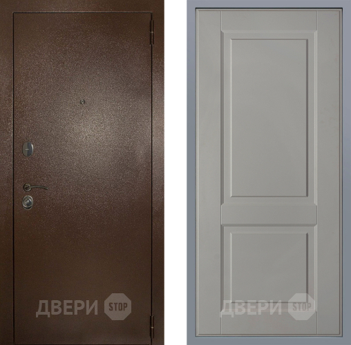 Дверь Заводские двери Эталон 3к антик медь Доррен Грей софт в Зеленоград
