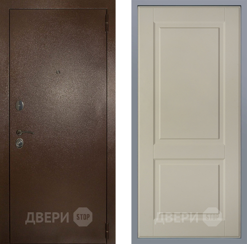 Дверь Заводские двери Эталон 3к антик медь Доррен Шампань в Зеленоград