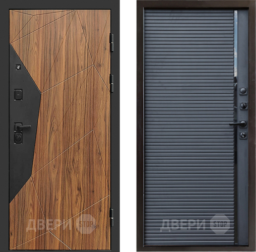 Входная металлическая Дверь Престиж Avangard Porte Черный кварц в Зеленоград