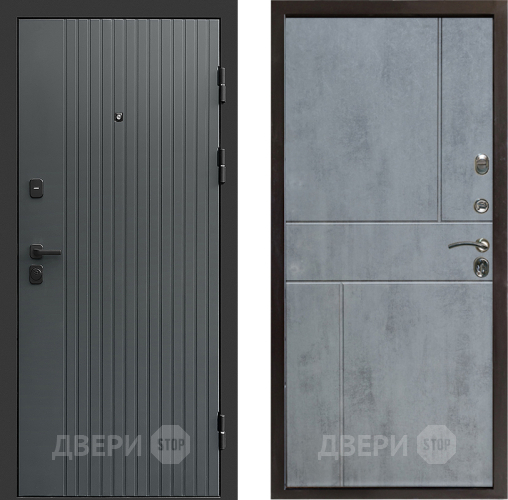 Дверь Престиж Tvist Grey Горизонт Бетон темный в Зеленоград