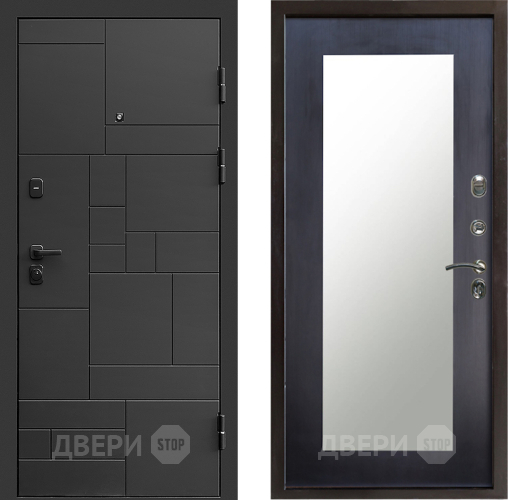 Дверь Престиж Kvadro Зеркло Пастораль Венге в Зеленоград