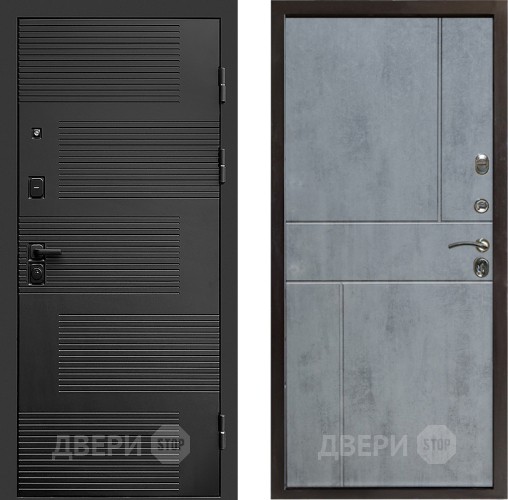 Входная металлическая Дверь Престиж Favorit Горизонт Бетон темный в Зеленоград
