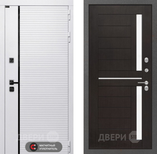 Входная металлическая Дверь Лабиринт (LABIRINT) Royal 02 Венге в Зеленоград