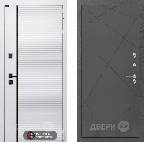 Дверь Лабиринт (LABIRINT) Royal 24 Графит софт в Зеленоград