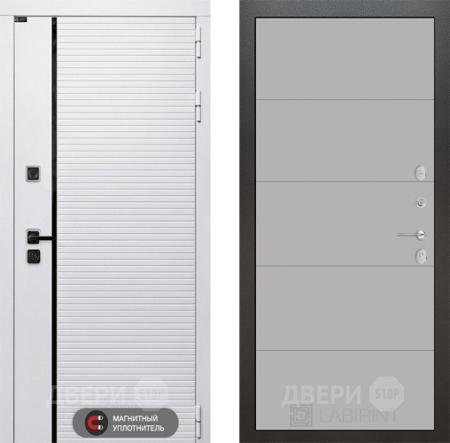 Дверь Лабиринт (LABIRINT) Royal 13 Грей софт в Зеленоград