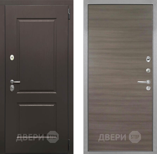 Входная металлическая Дверь Интекрон (INTECRON) Кампо Гладкая Дуб тоскано поперечный в Зеленоград