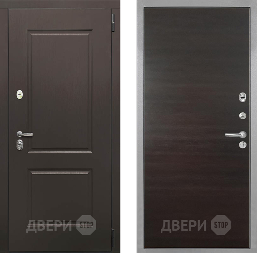 Входная металлическая Дверь Интекрон (INTECRON) Кампо Гладкая Эковенге поперечный в Зеленоград