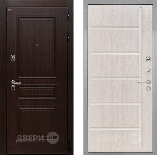 Дверь Интекрон (INTECRON) Брайтон Тиковое Дерево ФЛ-102 Сосна белая в Зеленоград