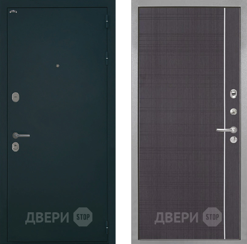 Входная металлическая Дверь Интекрон (INTECRON) Греция В-07 с молдингом Венге в Зеленоград