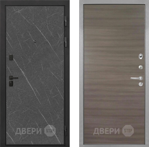 Входная металлическая Дверь Интекрон (INTECRON) Профит Black Гранит Лава Оникс Гладкая Дуб тоскано поперечный в Зеленоград
