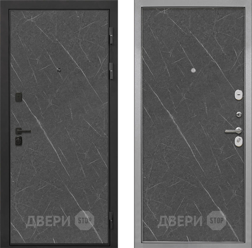 Дверь Интекрон (INTECRON) Профит Black Гранит Лава Оникс Гладкая Гранит лава оникс в Зеленоград