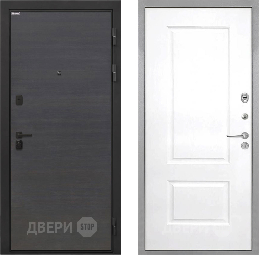 Входная металлическая Дверь Интекрон (INTECRON) Профит Black Эковенге Альба Роял Вуд белый в Зеленоград