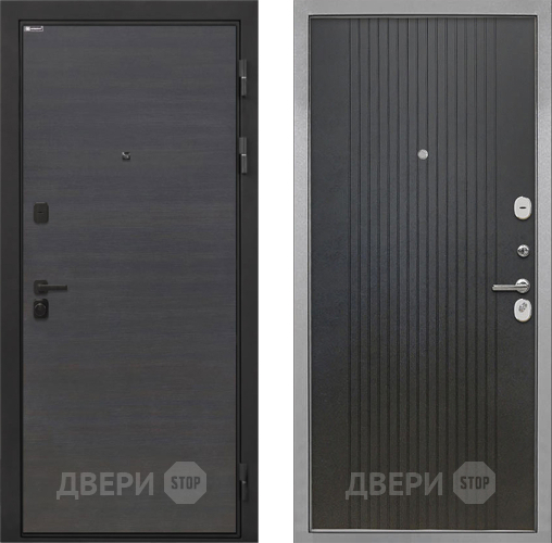 Дверь Интекрон (INTECRON) Профит Black Эковенге ФЛ-295 Лофт черный в Зеленоград
