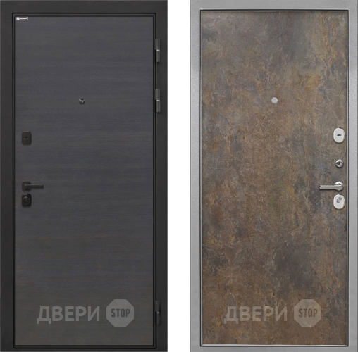 Дверь Интекрон (INTECRON) Профит Black Эковенге Гладкая Гранж в Зеленоград