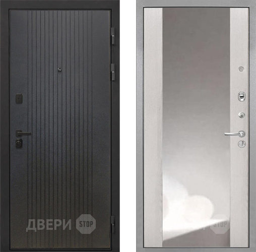 Дверь Интекрон (INTECRON) Профит Black ФЛ-295 ФЛЗ-516 Зеркало Сосна белая в Зеленоград