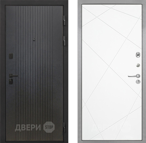Дверь Интекрон (INTECRON) Профит Black ФЛ-295 Лучи-М Софт милк в Зеленоград