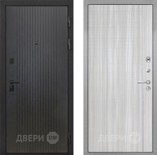 Дверь Интекрон (INTECRON) Профит Black ФЛ-295 В-07 с молдингом Сандал белый в Зеленоград