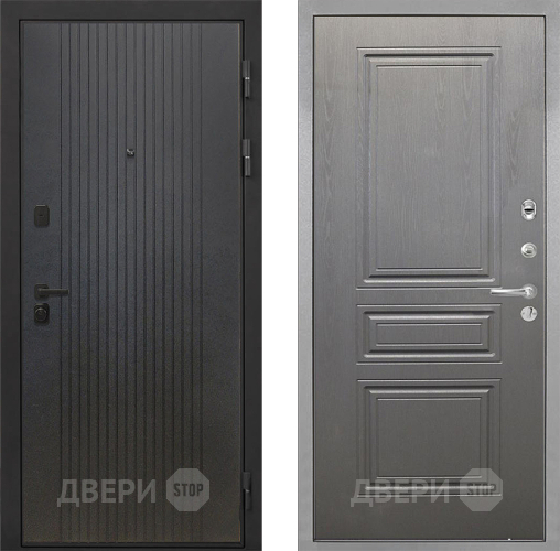 Входная металлическая Дверь Интекрон (INTECRON) Профит Black ФЛ-295 ФЛ-243 Графит вуд дуб в Зеленоград